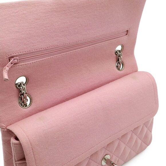 Chanel Matelasse 25 Cotton Jersey Shoulder Bag - Picture 6 of 9